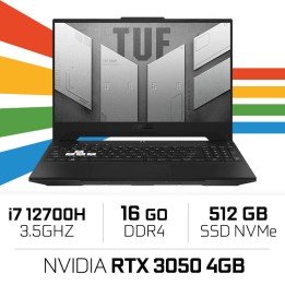 ASUS TUF DASH F15 TUF507ZC4 Intel Core i7 12700H/16GB/512GB SSD/RTX...