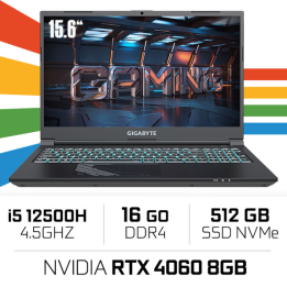 Gigabyte G5 KF i5 12500H/16GB/512GB SSD/RTX4060 8GB/15.6'' 144Hz PC...