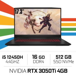 MSI Katana GF76 12UD-404PL i5 12450H/16 Go/512 Go SSD/RTX3050 Ti/17...
