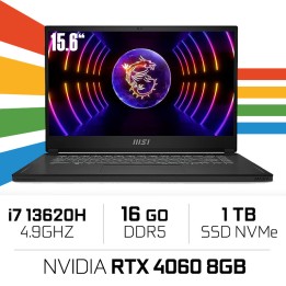 MSI Stealth 15 Studio A13VF i7-13620H/16GB/1TB SSD/RTX4060 8GB/15.6...