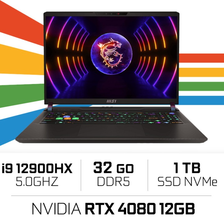 MSI Vector GP68 HX 12VH Intel Core i9-12900HX/32GB/1TB SSD/RTX4080 ...