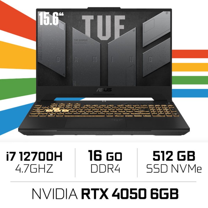 ASUS TUF Gaming F15 TUF507ZU4 Intel Core i7 12700H/16GB/512GB SSD/R...
