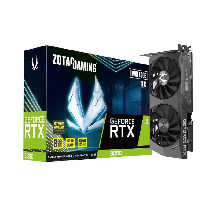 ZOTAC GeForce RTX 3050 Twin Edge OC 8GB GDDR6 Cartes graphiques Zot...