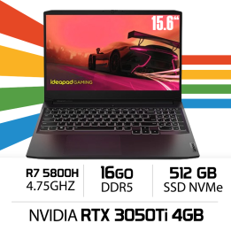 Lenovo IdeaPad Gaming 3 15ACH6 AMD Ryzen 7 5800H/16GB/512GB SSD/RTX...