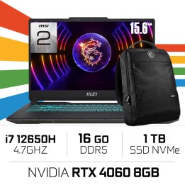 MSI CYBORG 15 A12VF i7-12650H/16GB DDR5/1TB SSD/RTX4060 8GB/15.6'' ...