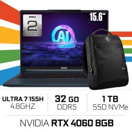 MSI STEALTH 16 AI STUDIO-A1VFG | ULTRA 7-155H /32GB DDR5/1TB SSD/RT...