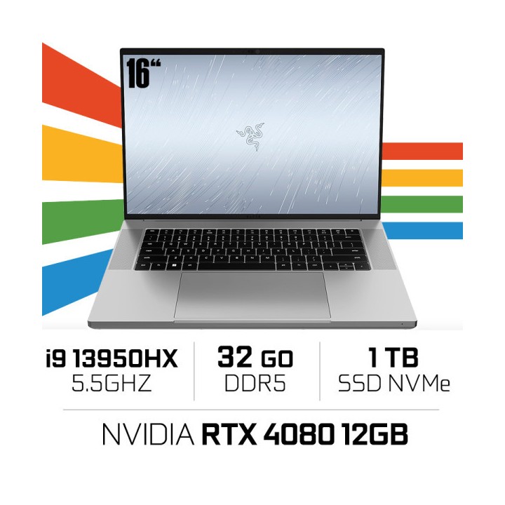 Razer Blade 16 Mercury i9-13950HX/32GB/1TB SSD/RTX4080 12GB/16'' PC...