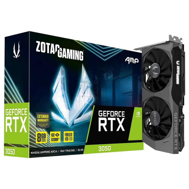 ZOTAC GeForce RTX 3050 AMP 8GB GDDR6 Cartes graphiques Zotac Maroc