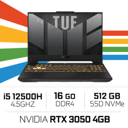 ASUS TUF Gaming F15 FX567Z i5 12500H/16GB DDR4/512GB SSD/RTX 3050/1...