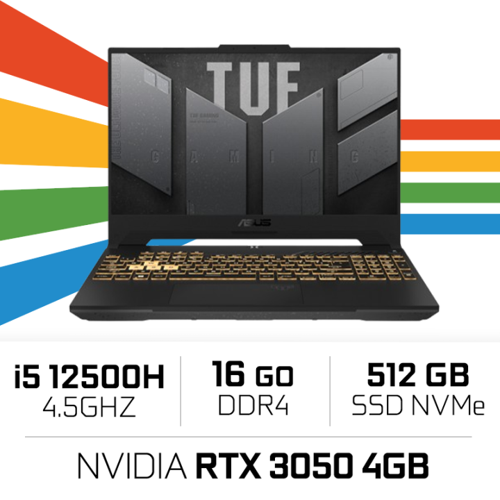 ASUS TUF Gaming F15 FX567Z i5 12500H/16GB DDR4/512GB SSD/RTX 3050/1...