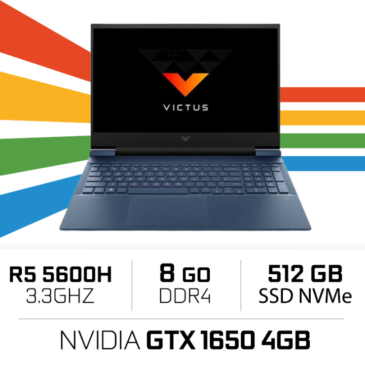 HP VICTUS 16 AMD R5 5600H/8GB/512GB SSD/GTX1650 4GB/16.1'' 144Hz PC...