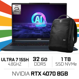 MSI Stealth 16 AI Studio A1VGG-283MA ULTRA 7-155H /32GB DDR5/1TB SS...