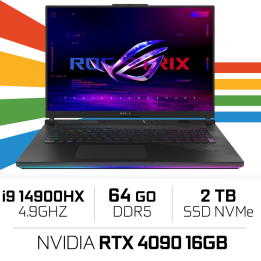 ASUS ROG STRIX SCAR 18 G834JYR-R6037W i9-14900HX/64GB/2TB SSD/RTX40...