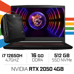 MSI THIN B12UCX-1893MA i7-12650H/16GB DDR4/512GB SSD/RTX2050 /15.6'...