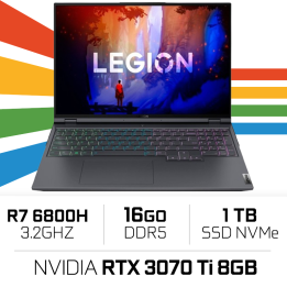 Lenovo Legion 5 Pro 16ARH7H R7 6800H/16GB/1TB SSD/RTX3070Ti/16'' PC...