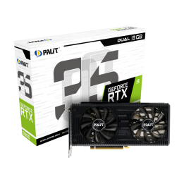 PALIT GeForce RTX 3050 DUAL 8GB GDDR6 Cartes graphiques Palit Maroc