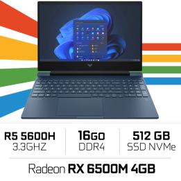 HP VICTUS 15-fb0160nf AMD R5 5600H/16GB/512GB SSD/RX 6500M 4GB/15,6...