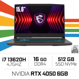 MSI THIN B13VE-2473XMA i7 13620H/16GB DDR4/512GB/RTX4050 6GB 15.6" ...