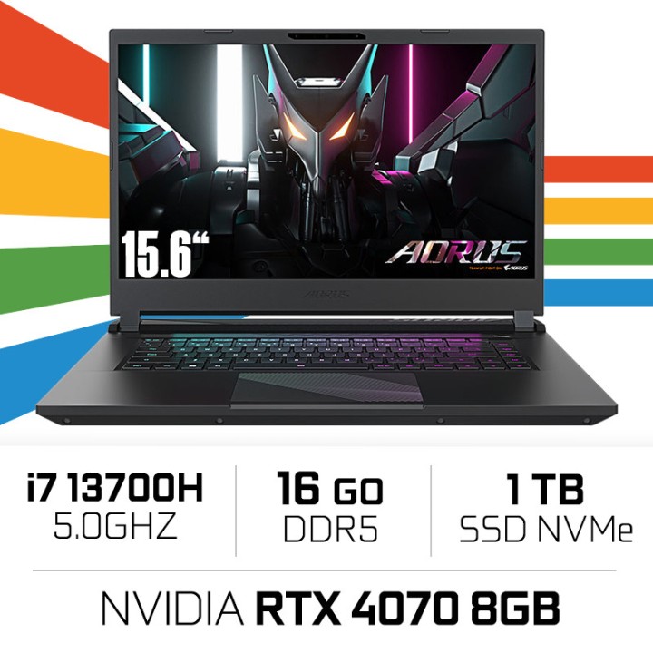 Gigabyte Aorus 15 BSF-73ES754SH i7-13700H/16GB DDR5/1TB SSD/RTX4070...