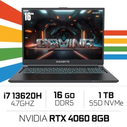 Gigabyte G6 KF-H3EE854KD i7 13620H/16GB DDR5/1TB SSD/RTX4060 8GB/16...