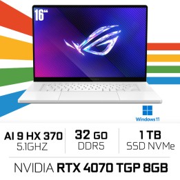 ASUS ROG Zephyrus G16 GA605WI-Q05W Ryzen AI 9 HX 370/32GB DDR5/1TB ...