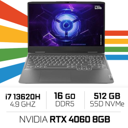 Lenovo LOQ 15IRH8 Intel i7-13620H/16GB/512GB SSD/RTX4060/15.6''(SAN...