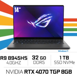 Asus ROG Zephyrus G14-403UI-Q24W AMD Ryzen 9 8945HS/32GB DDR5/1TB S...
