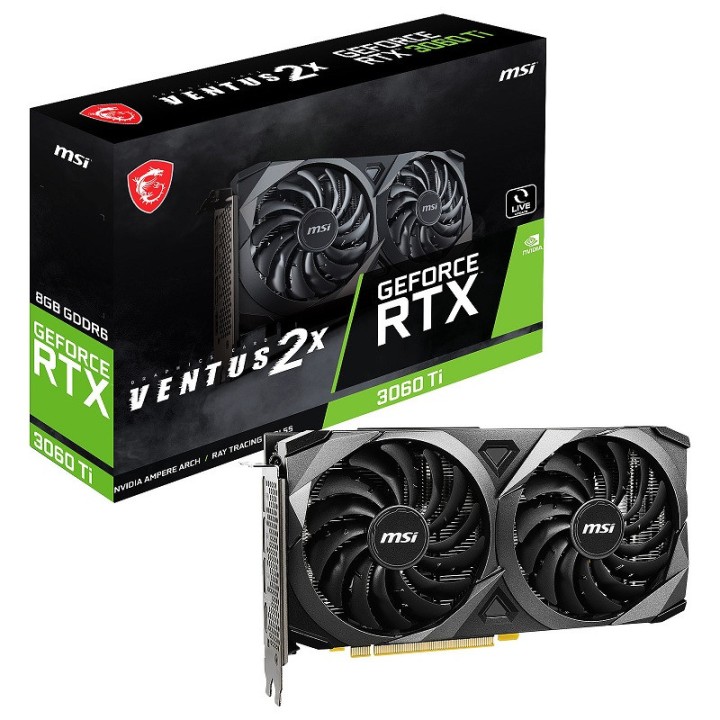 MSI RTX 3060 TI VENTUS 2X V1 8GB GDDR6 Cartes graphiques MSI Maroc