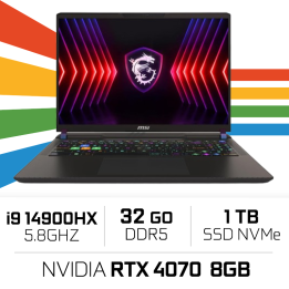 MSI VECTOR 16 HX A14VGG-426MA Intel i9-14900HX/32GB DDR5/1TB SSD/RT...