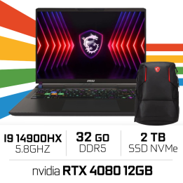 MSI VECTOR 16 HX A14VHG-811MA I9-14900HX/32GB DDR5/2TB SSD/RTX 4080...