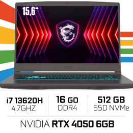 MSI THIN 15 B13VE-2660XMA Intel i7-13620H/16GB DDR4/512GB SSD/RTX 4...