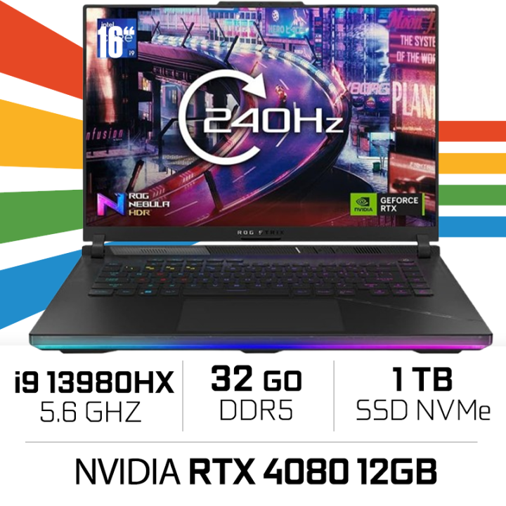 ASUS ROG STRIX SCAR 16 G634JZ i9-13980HX/32GB/1TB SSD/RTX4080 12GB/...