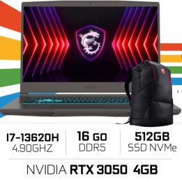 MSI THIN 15 B13UC-2658MA i7-13620H/16GB DDR4/512GB SSD/RTX 3050/15....