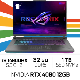 ASUS ROG Strix G16 G614JZR-N4031W i9-14900HX/ RTX 4080/32GB DDR5/1T...