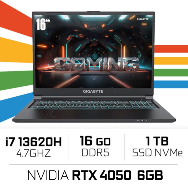 Gigabyte G6 MF-H2EE894KD i7-13620H/16GB/1TB SSD/RTX 4050/16" 165Hz/...