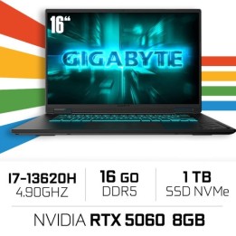GIGABYTE GAMING A16 CVHI3FR894SD Intel i7-13620H/16GB DDR5/1TB SSD/...