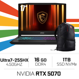 MSI CROSSHAIR 17 HX-AI-D2XWGKG-044MA/Ultra 7-255HX/16 GB DDR5/1TB S...