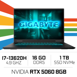GIGABYTE GAMING A16 CVH-I3EE894SD Intel i7-13620H/16GB DDR5/1TB SSD...