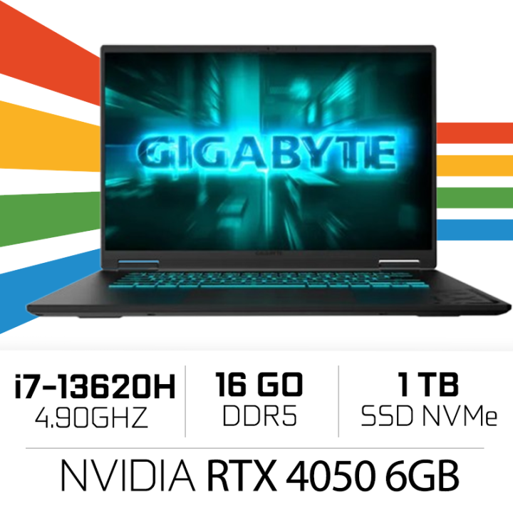 GIGABYTE GAMING A16 GA6CMH-I2FR894SD /Intel i7-13620H/16GB DDR5/1TB...