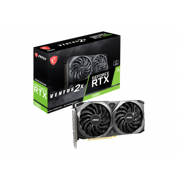 MSI GeForce RTX 3060 VENTUS 2X 12GB GDDR6 Cartes graphiques MSI Maroc