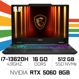 MSI Cyborg 15 B13WFKG-833XMA Intel i7-13620H/16GB DDR5/512GB SSD/RT...