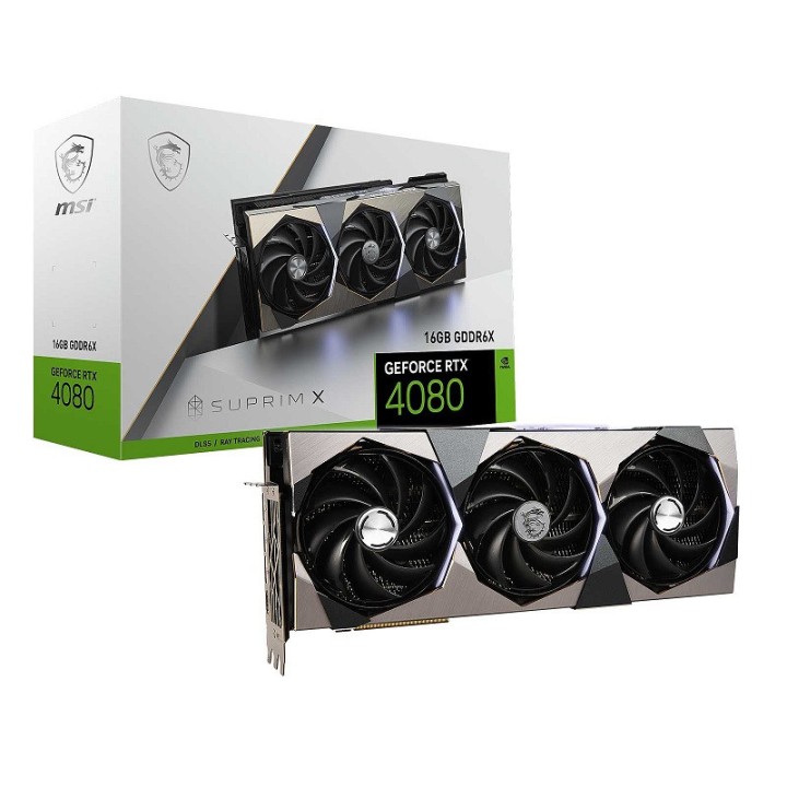 MSI GeForce RTX 4080 SUPRIM X 16GB GDDR6X Cartes graphiques MSI Maroc