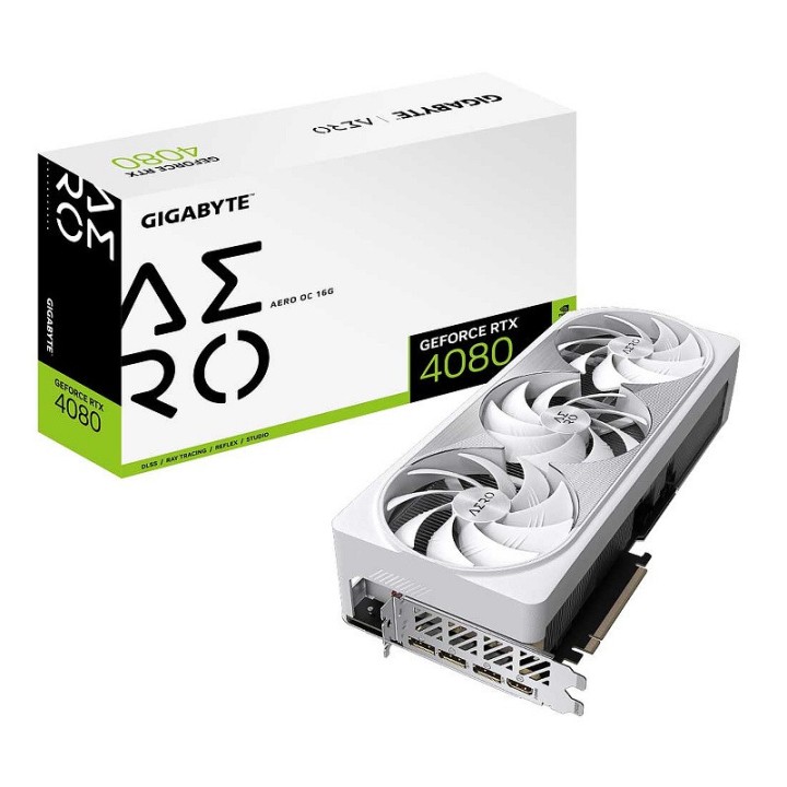 Gigabyte GeForce RTX 4080 AERO OC 16GB GDDR6X Cartes graphiques Gig...