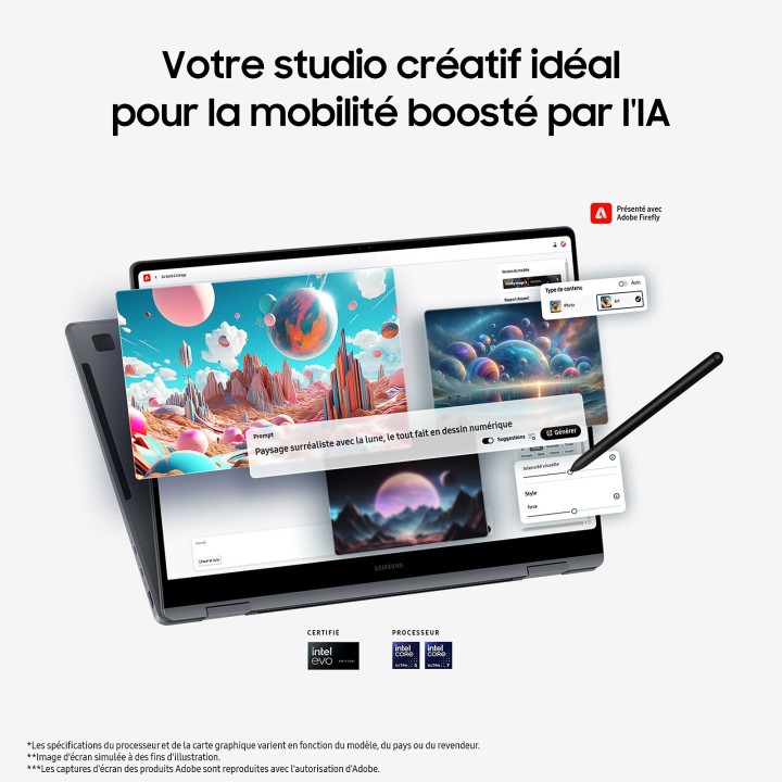 Samsung Galaxy Book4 Pro 360 16" (NP960QGK-KG2FR) Ultra 7 155H/16 G...