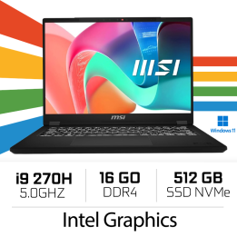 MSI Modern 14 H D2RMG-441MA / Intel Core 9 270H / 2x8GB DDR4 / 512G...