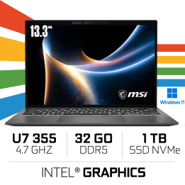 MSI Prestige 13 AI+ A3MG-003MA/Intel Ultra 7 355/32GB DDR5/1TB SSD/...
