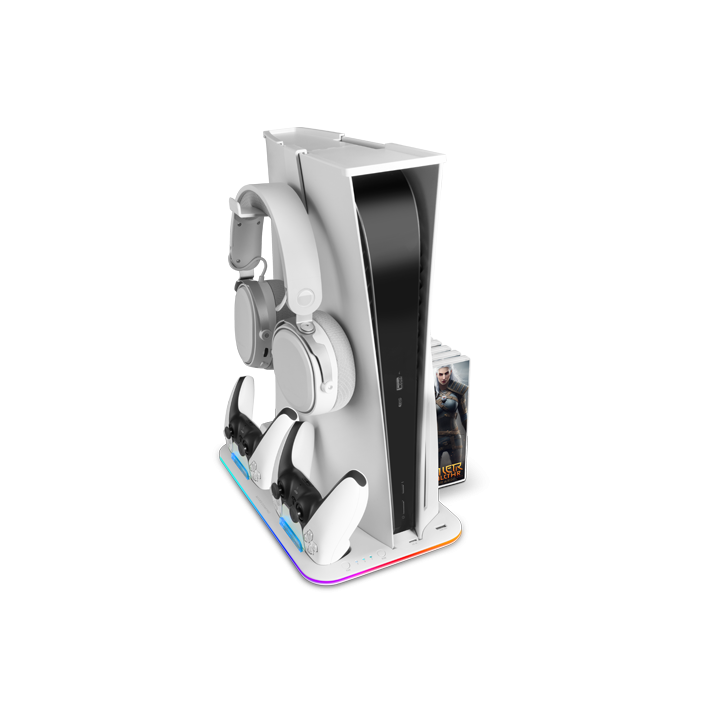 Mars Gaming MPS5-B PS5 Stand White Console Mars Gaming Maroc