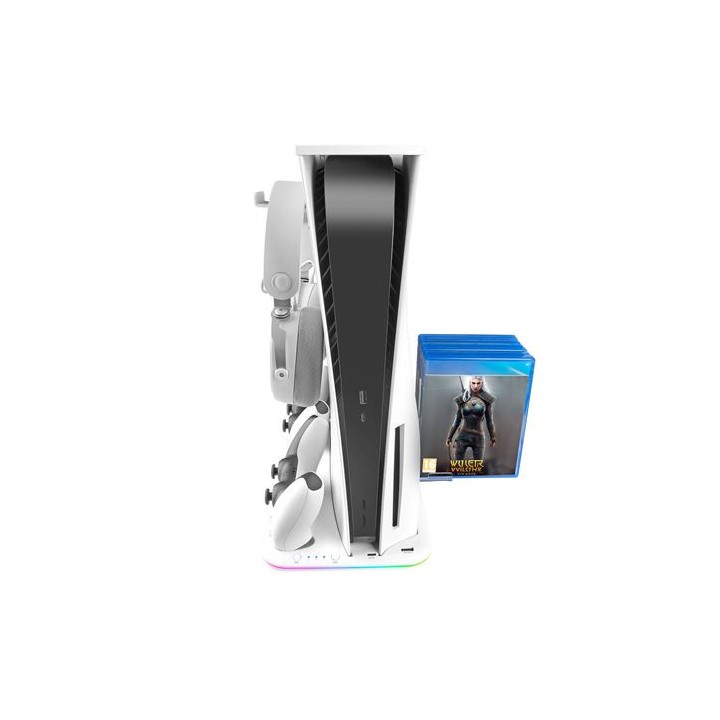 Mars Gaming MPS5-B PS5 Stand White Console Mars Gaming Maroc