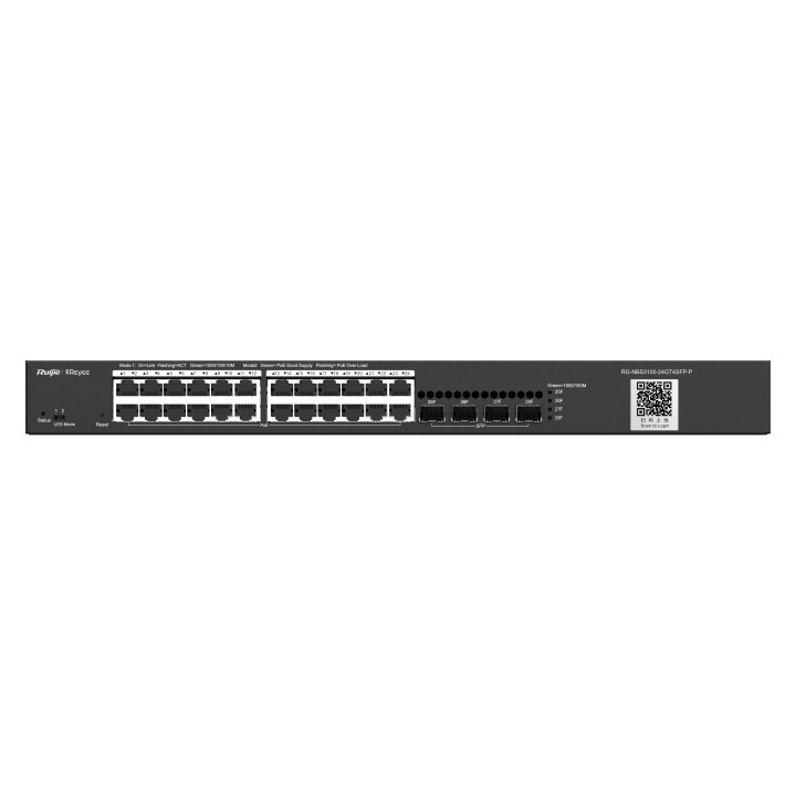 RUIJIE SWITCH 24P-GB L2 MANAGED POE RG-NBS3100-24GT4SFP-P Modems & ...