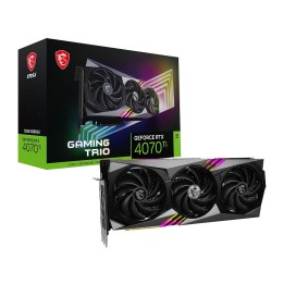 MSI GeForce RTX 4070 Ti GAMING TRIO 12GB GDDR6X Cartes graphiques M...